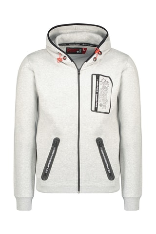 Sweater met Capuchon - Gemêleerd grijs
