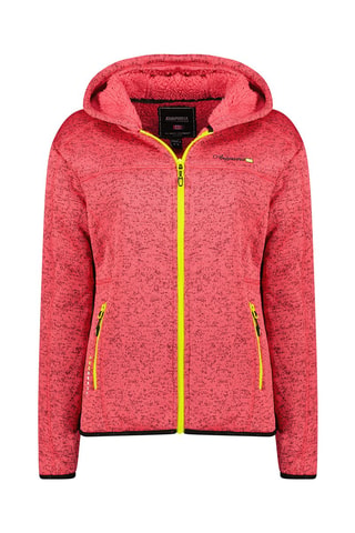 Veste polaire à capuche Torchana - Corail