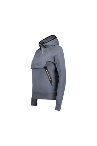 Sweat à capuche Gorteak - Blanc, noir et gris