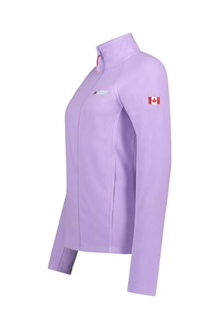 Sweat polaire Tonneau - Blanc et violet