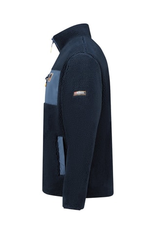 Sweat polaire - Blanc, bleu, jaune et rouge