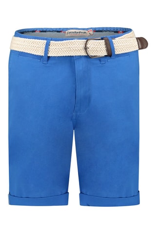 Bermuda Chino Plageak - Wit, rood en blauw