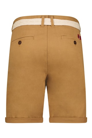 Bermuda Chino Plageak - Wit, beige en rood