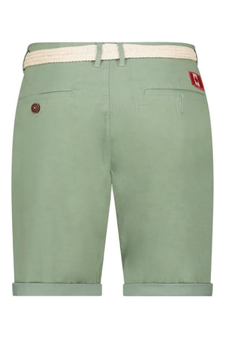 Bermuda Chino Plageak - Wit, rood en groen