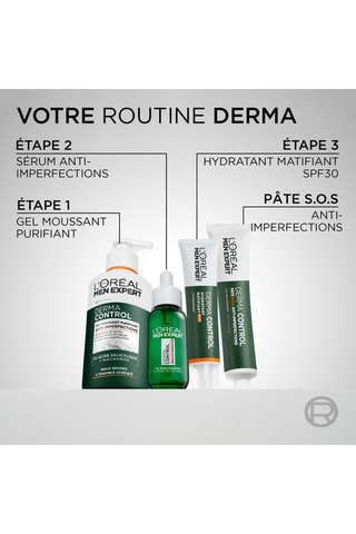 Pâte S.O.S anti-imperfections Derma Control - Peaux grasses - 45 ml