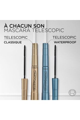Mascara télescopic waterproof - Noir - 8 ml