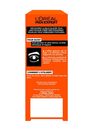 Bille glacée yeux anti-fatique Hydra Energetic - 10 ml