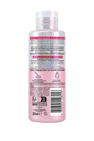 Tratamiento de laminado 5 min Glycolic gloss - Cabello con falta de brillo - 200 ml