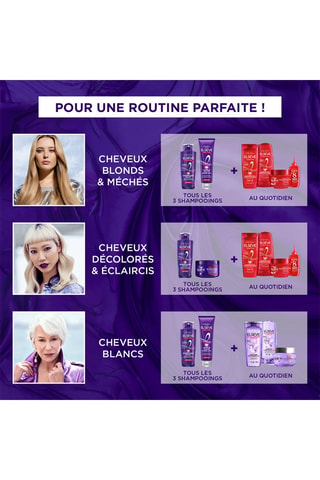 Masque violet déjaunisseur intense Color-Vive - Cheveux décolorés ou éclaircis - 250 ml