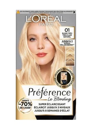 Coloration permanente - 01 blond très très clair naturel