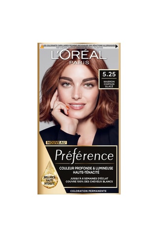 Coloration cheveux Préférence - 5.25 marron châtain glacé