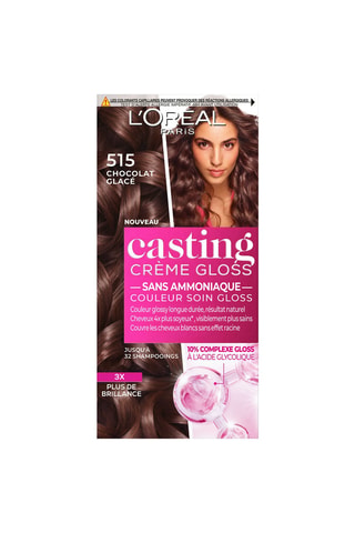Coloration cheveux crème gloss Casting - 515 chocolat glacé