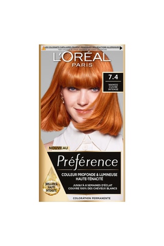 Coloration permanente Préférence - 7.4 cuivré intense