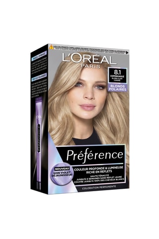 Coloration cheveux Préférence - 8.1 blond clair cendré