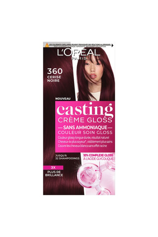 Coloration cheveux crème gloss - 360 cerise noire