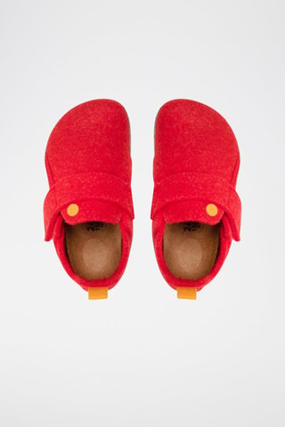 Chaussons en feutre de laine Zermatt - Rouge