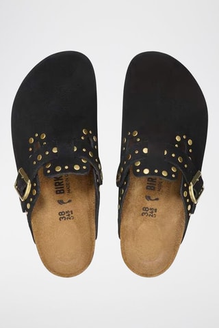 Chaussons en velours - Noir