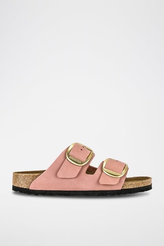 Mules en nubuck Arizona Vieux rose