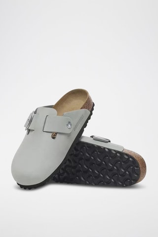Sabots en nubuck Boston - Bleu