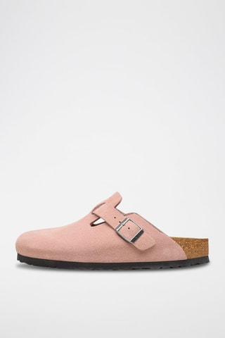 Sabots en cuir Boston - Rose