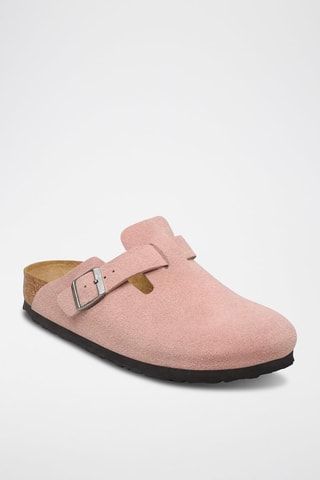 Sabots en cuir Boston - Rose