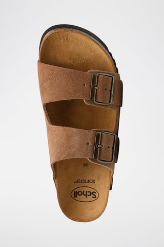 Mules en nubuck Joséphine - Marron