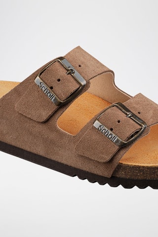Mules en nubuck Joséphine - Marron