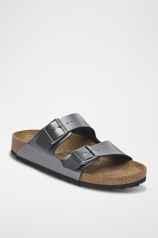 Mules Arizona Birko Flor - Argenté