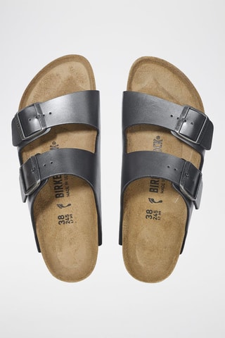 Mules Arizona Birko Flor - Argenté