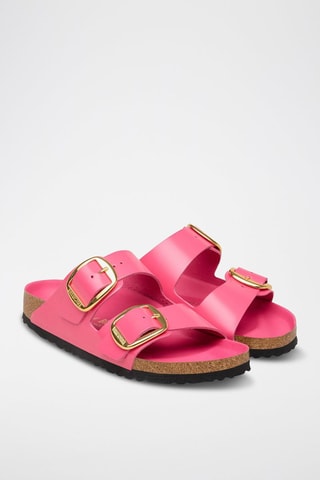Mules en cuir - Rose