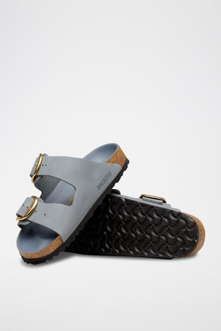 Mules en cuir - Gris