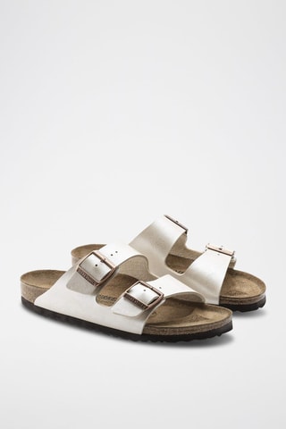 Mules en cuir Arizona - Blanc