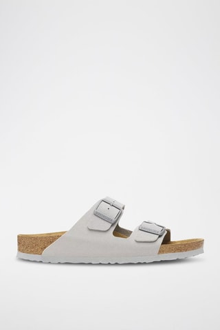 Mules en cuir Arizona - Gris
