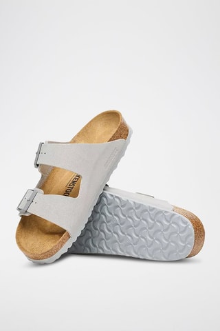 Mules en cuir Arizona - Gris