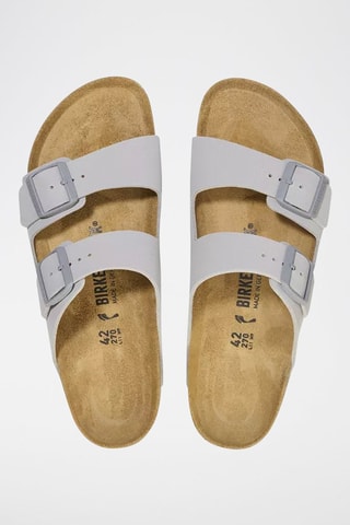 Mules en cuir Arizona - Gris