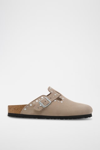 Sabots en nubuck Boston - Beige