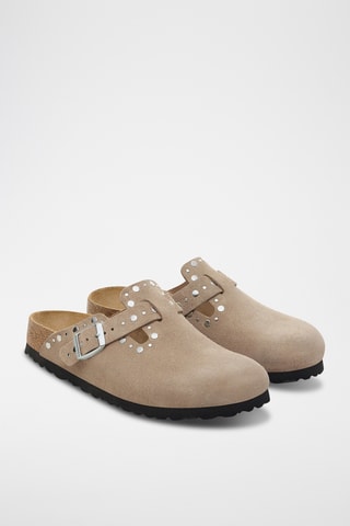 Sabots en nubuck Boston - Beige