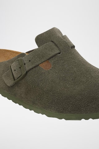 Sabots en nubuck Boston - Vert