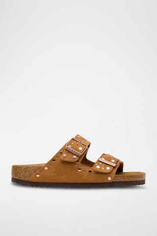 Mules en nubuck Arizona - Marron