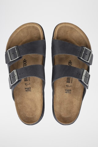 Mules en cuir Arizona - Noir