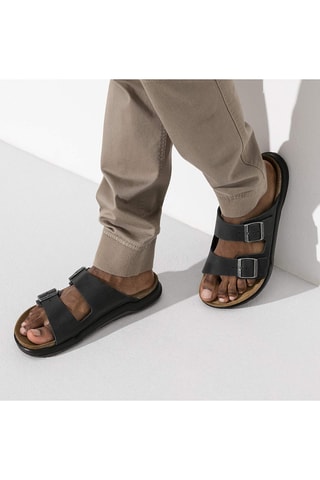 Mules en cuir Arizona - Noir