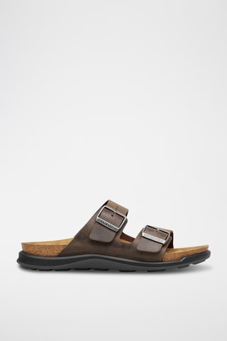 Mules en cuir Arizona - Marron