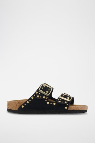 Mules en nubuck Arizona - Noir