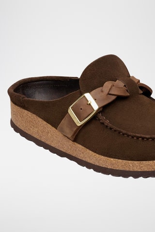 Sabots en nubuck Buckley - Marron