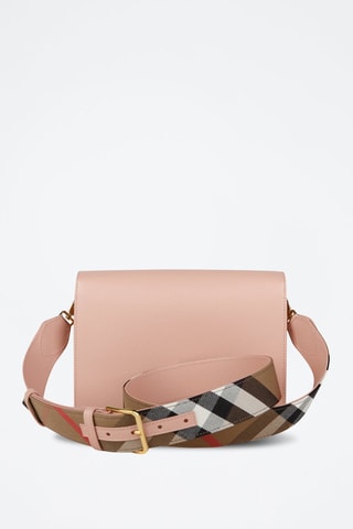 Sac bandoulière en cuir Dusty - Rose
