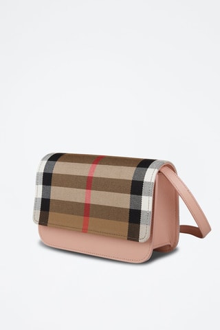 Sac bandoulière en cuir - Beige