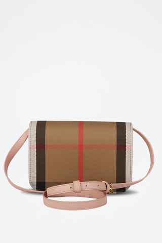 Sac bandoulière en cuir - Beige