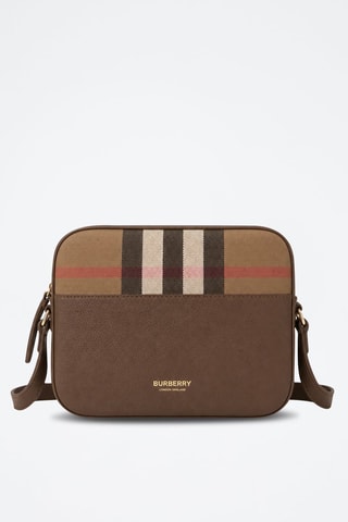 Sac bandoulière en cuir Camera - Marron