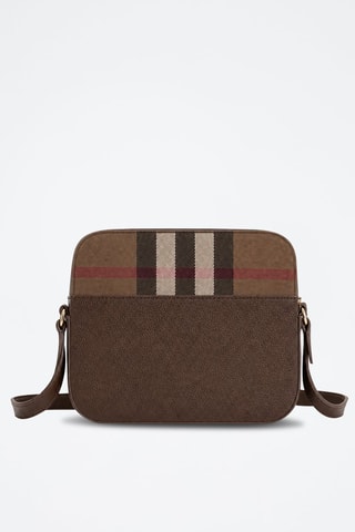 Sac bandoulière en cuir Camera - Marron