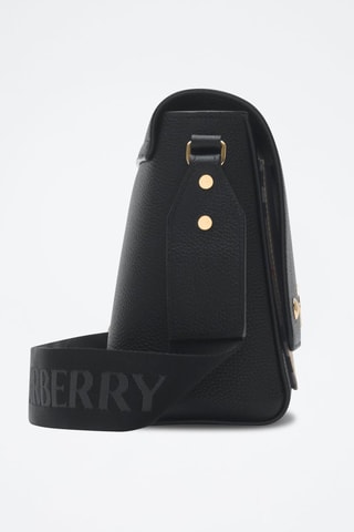 Sac bandoulière en cuir Holly - Noir